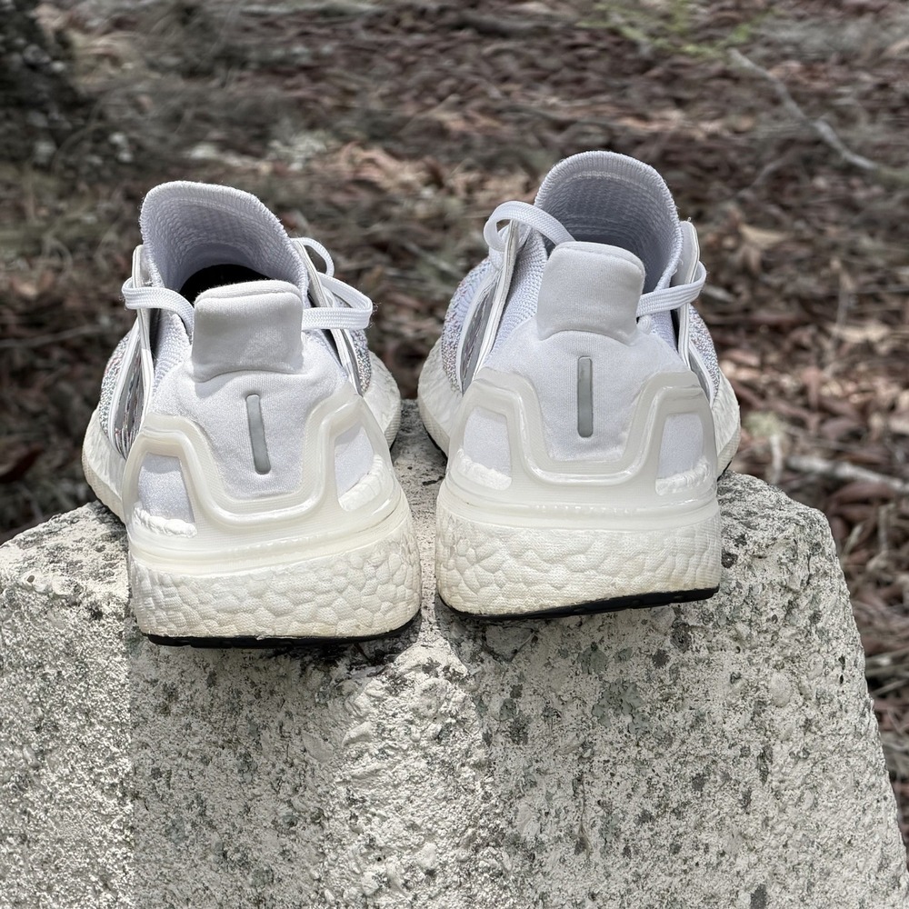 Adidas UltraBoost 20 White  Women's Size 7.5 Running Shoe-FY3467 - Picture 5 of 11